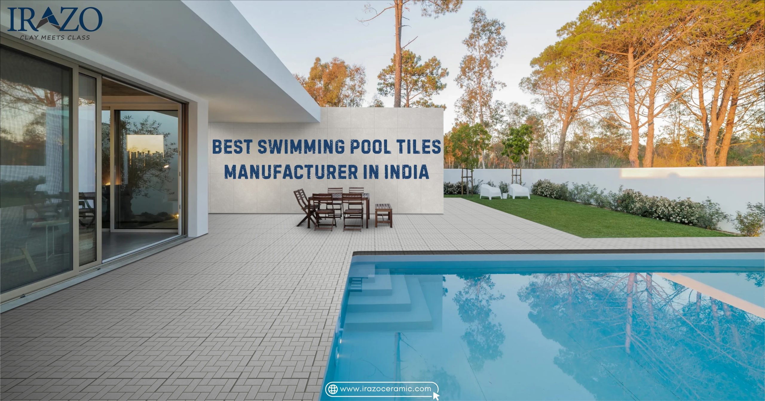 swimming pool tiles design from Irazo
