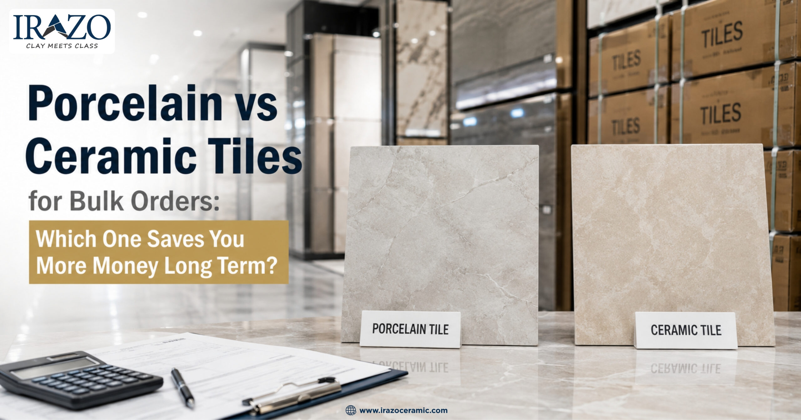 Porcelain vs Ceramic Tiles for Bulk Orders