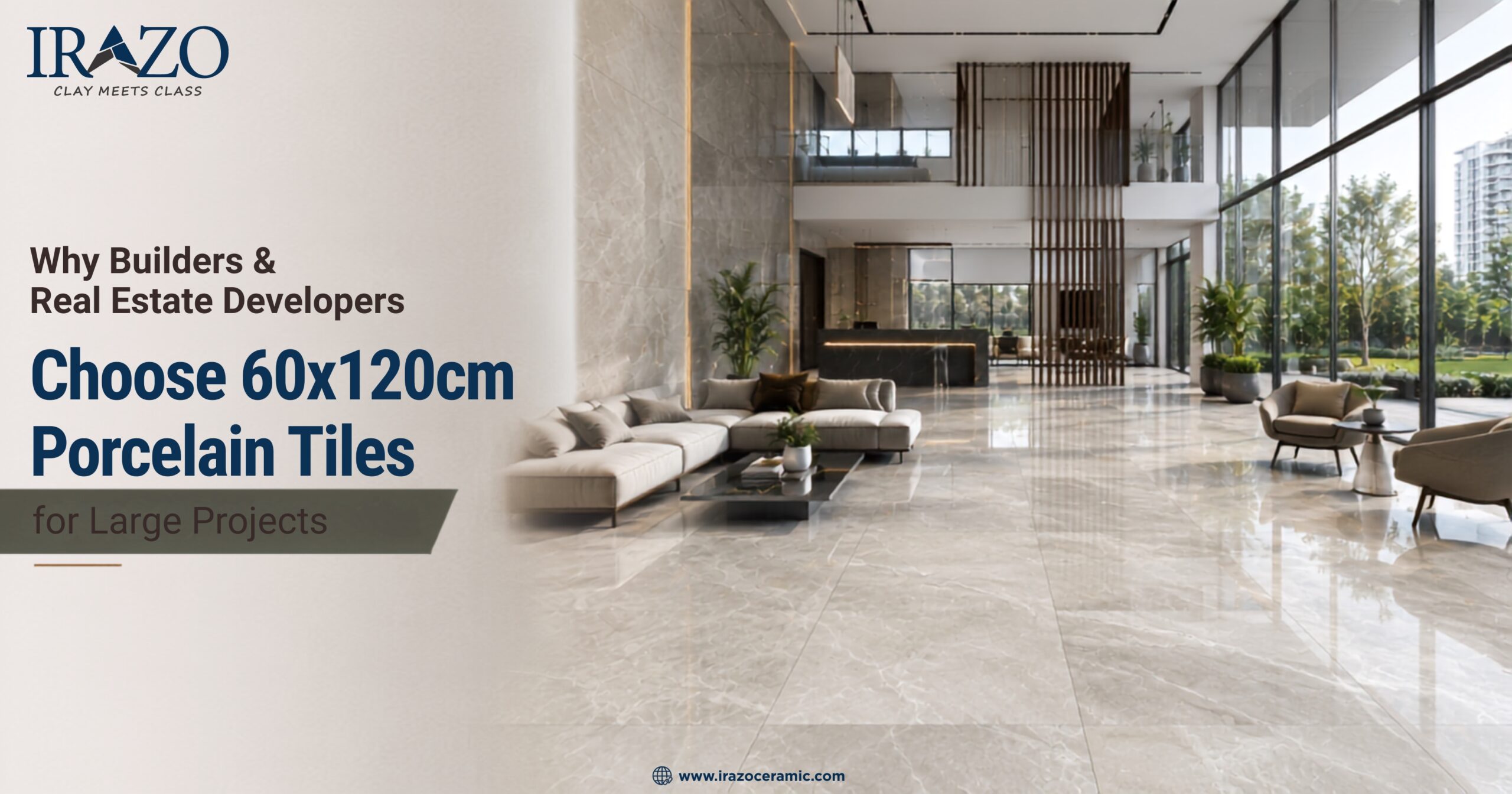60x120cm Porcelain Tiles for Large Projects